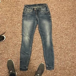 Silver jeans